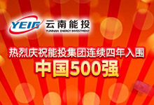 熱烈慶祝能投集團(tuán)連續(xù)四年入圍中國(guó)500強(qiáng)-云南能投居正產(chǎn)業(yè)投資有限公司